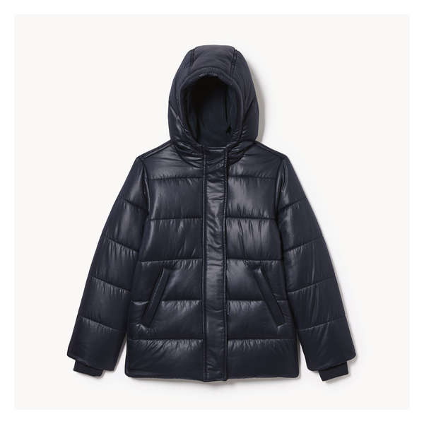 Girls black winter jacket best sale